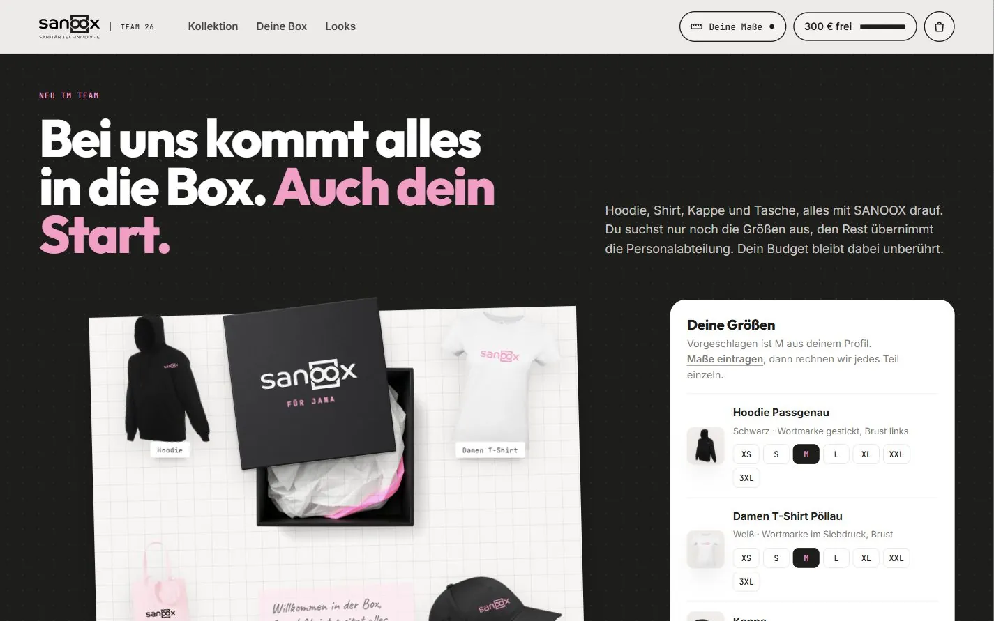 Brand Shop: Bei uns kommt alles in die Box. Auch dein Start.